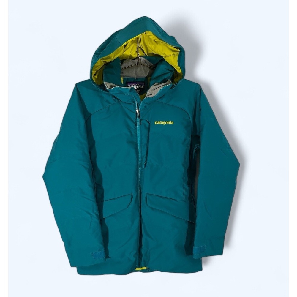 Patagonia Insulated Snowbelle Jacket Women's XS H2NO Ski Snowboard AQUA
